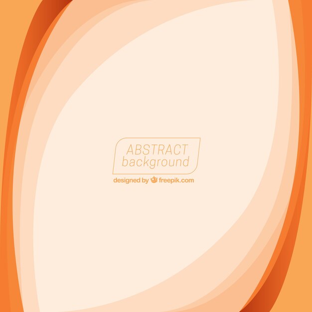 Abstract orange wave background