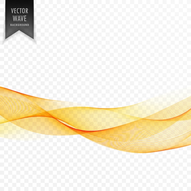 abstract orange wave shape background