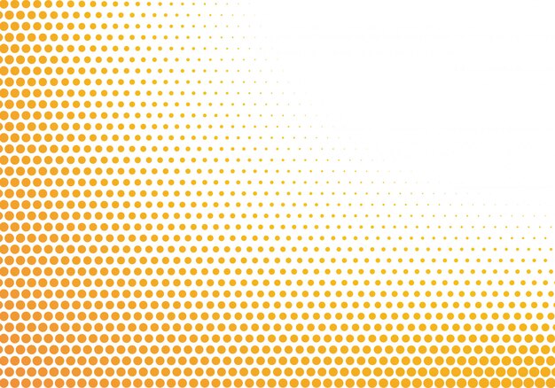 Abstract orange and white dotted background