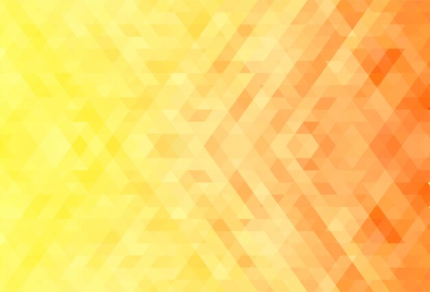 Abstract orange and yellow geometric shapes background