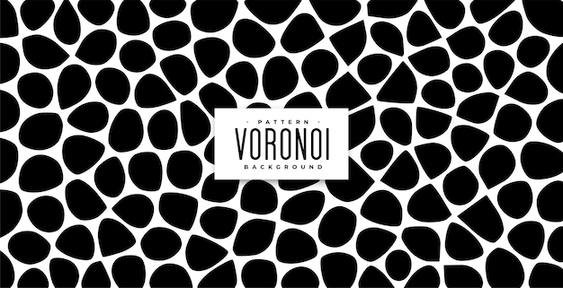 추상 유기 동물 패턴 또는 voronoi 아트 배경