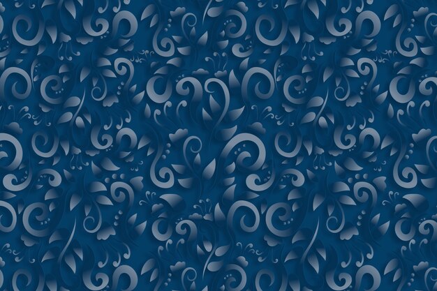 Abstract ornamental floral background