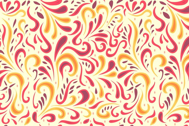 Abstract ornamental floral background