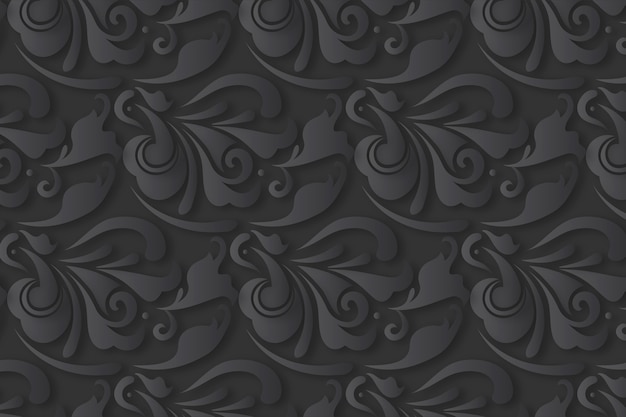 Abstract ornamental floral background