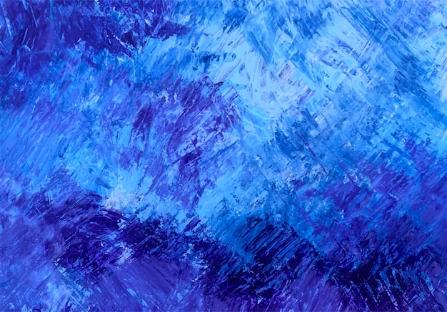 Abstract paint brush blue texture