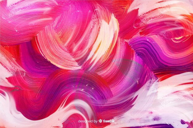 Abstract painted brush strokes background