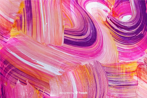 Abstract painted brush strokes background