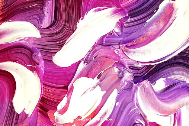 Abstract painted brush strokes background