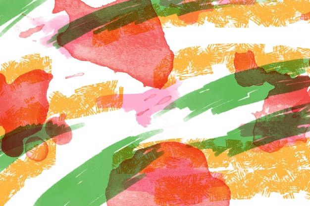 Free vector abstract painting with colorful lines