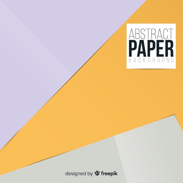 Free vector abstract paper background