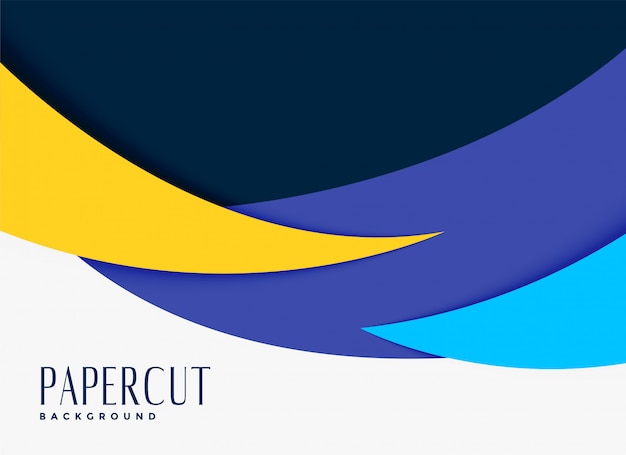 Get Creative with Our Abstract Papercut Style Background Design