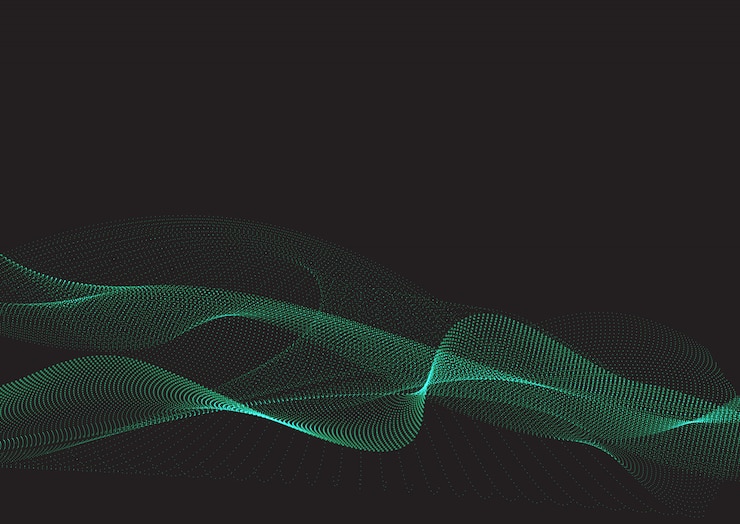 Free Vector abstract particle dots background 