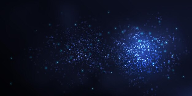 Abstract particle explosion background