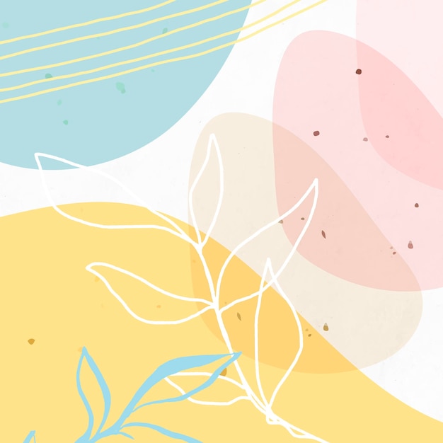 Free vector abstract pastel memphis patterned background