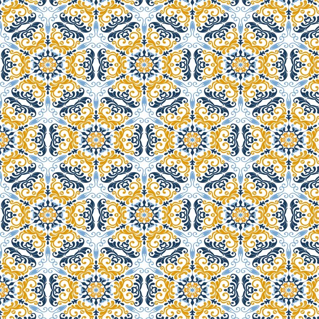 Abstract pattern background with a Moroccan themed design