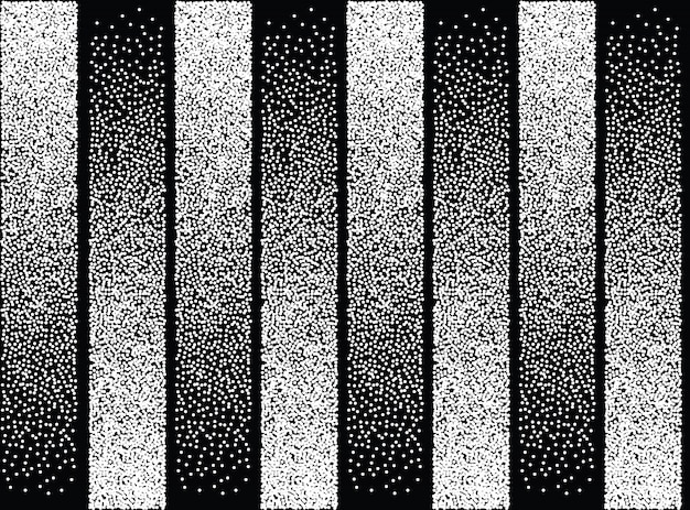 Abstract pattern of black and white dots