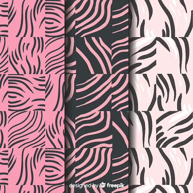 Abstract pattern collection background