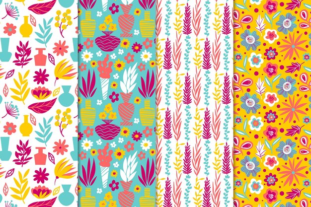 Abstract pattern collection draw style