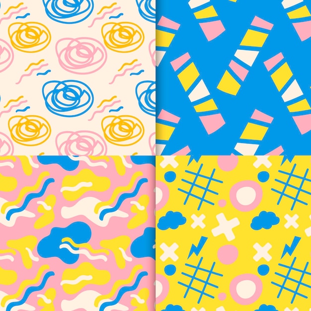 Abstract pattern collection theme