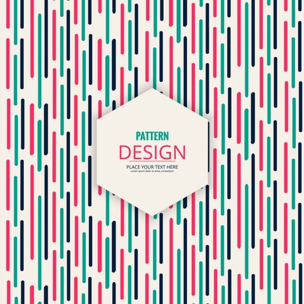 Free vector abstract pattern of colored stripes