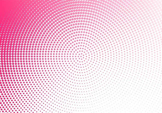 Abstract pink circular dotted technology