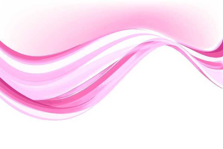 Free Vector abstract pink creative wave on white background