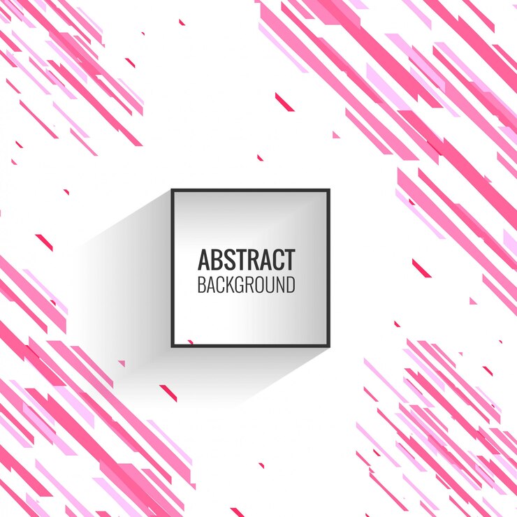 Free Vector abstract pink geometric lines background