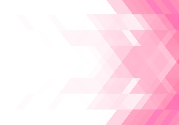 Free vector abstract pink geometric shapes background
