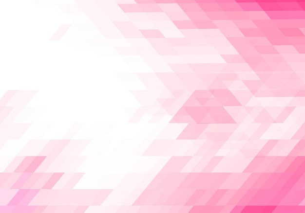 Abstract pink geometric shapes background