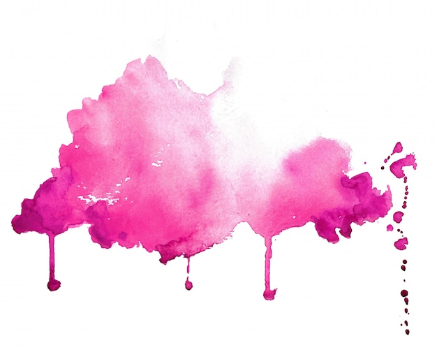 抽象的なピンクの手描きの水彩テクスチャ背景