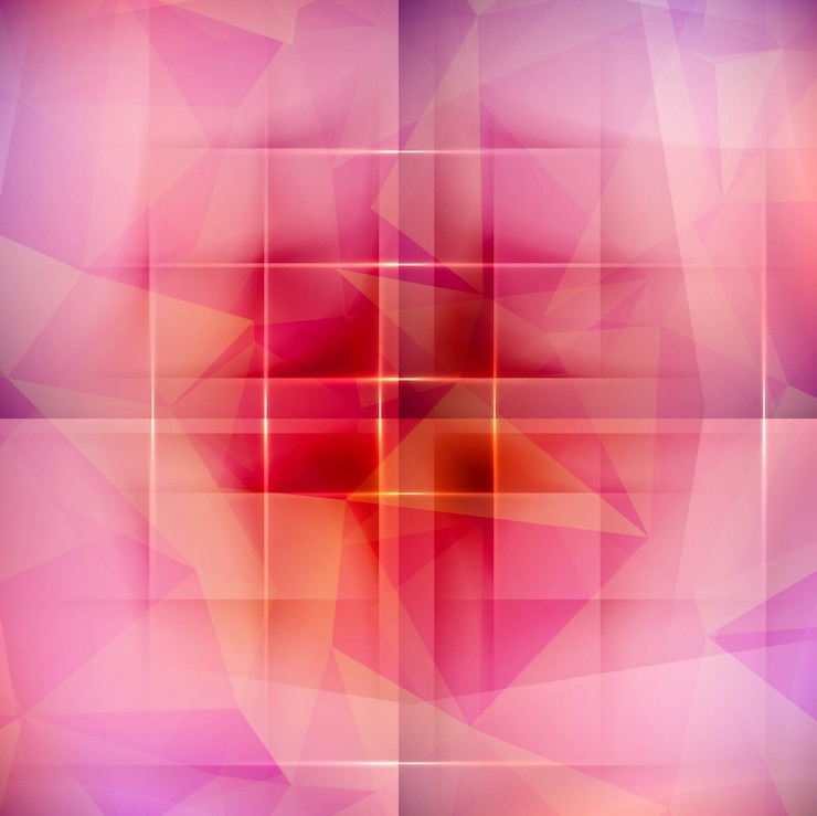 Free Vector abstract pink polygonal background