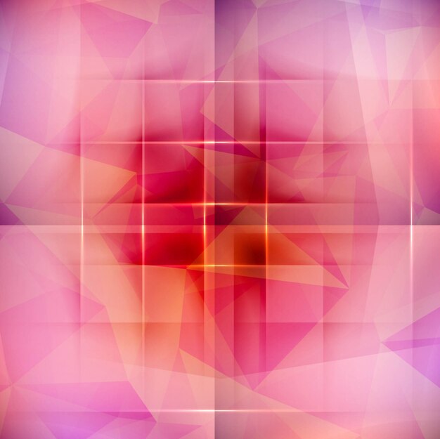 Abstract pink polygonal background