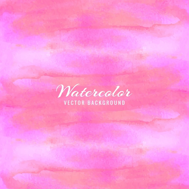 Abstract pink watercolor background design