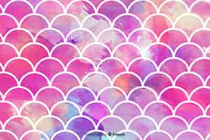 Free vector abstract pink watercolor mosaic background