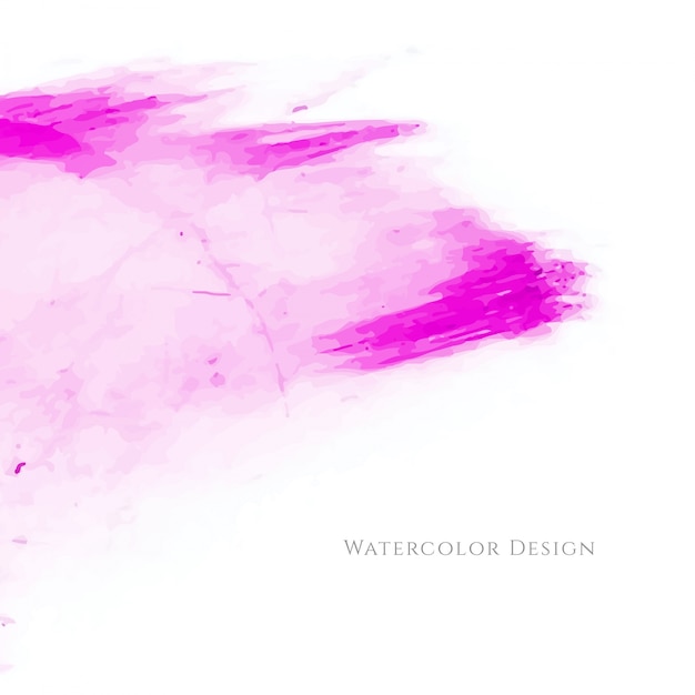 Abstract pink watercolor stain background