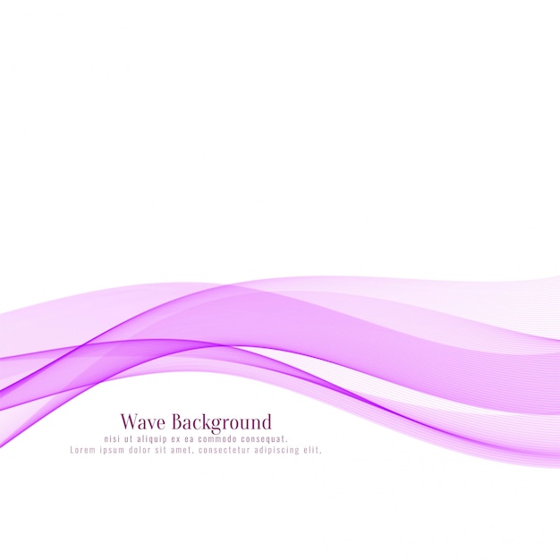 Free vector abstract pink wave stylish background