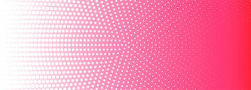 Free Vector | Abstract pink and white circular halftone pattern banner  background