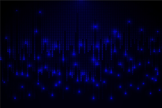 Free vector abstract pixel rain background