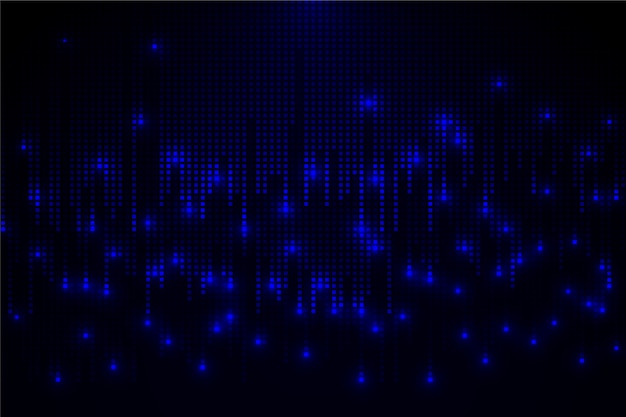 Abstract pixel rain background