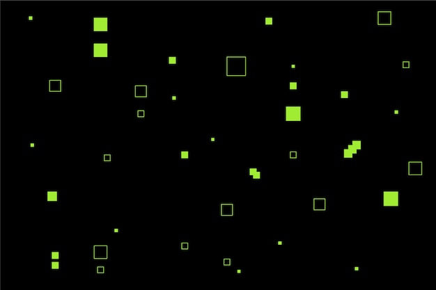 Бесплатное векторное изображение Абстрактный фон пиксель дождь