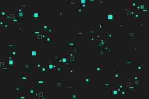 Free vector abstract pixel rain background