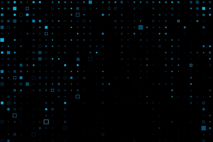 Free Vector abstract pixel rain background