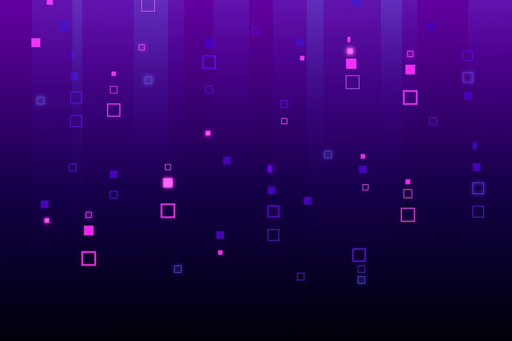 無料Vector 抽象的なピクセル雨背景