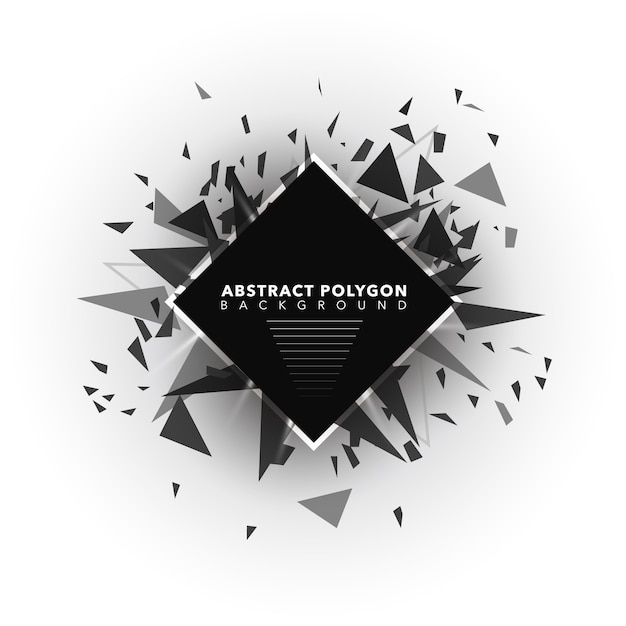 Free vector abstract polygon background