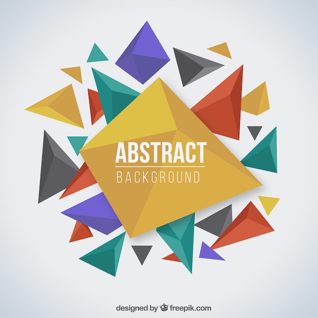 Abstract polygon background