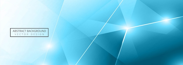 Abstract polygon banner template