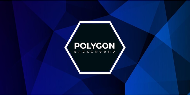 Free Vector abstract polygon effect dark blue background multipurpose design banner