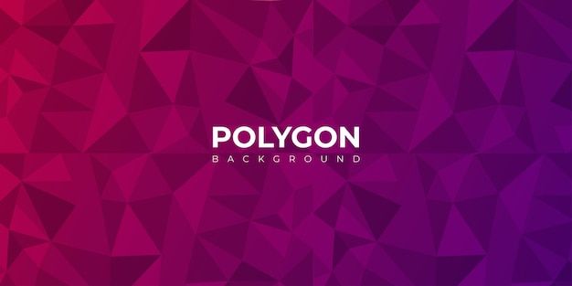 Abstract Polygon Effect Purple Violet Background Multipurpose Design Banner