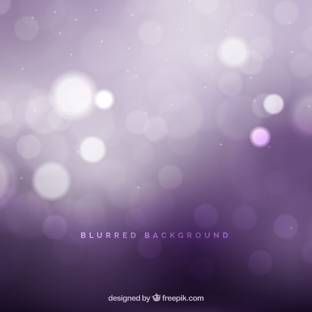 Abstract purple background with bokeh effect