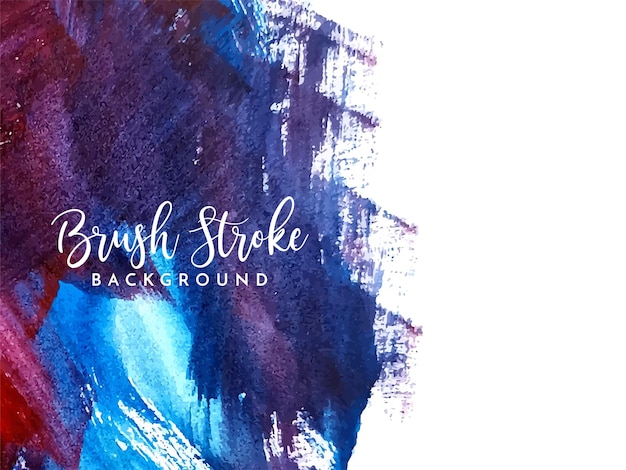 abstract purple and blue colorful brush stroke background